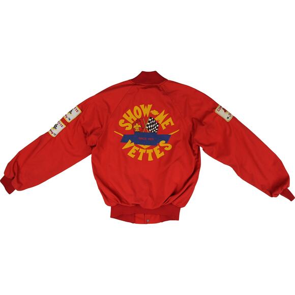 70s Vintage Chevrolet Corvette Stingray Car Show Me Vettes NCRS Racing Jacket - Picture 5 of 13